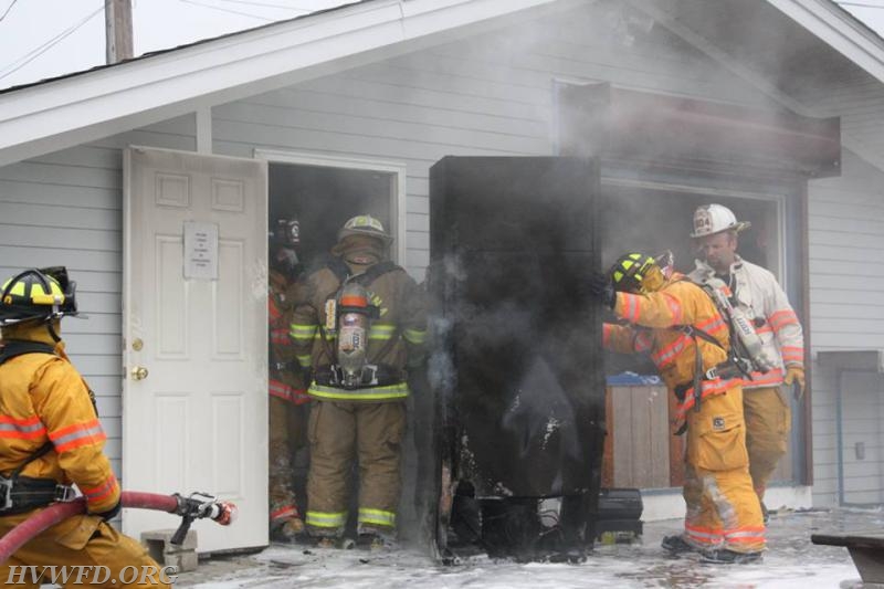 Dow Field Concession Stand Fire
